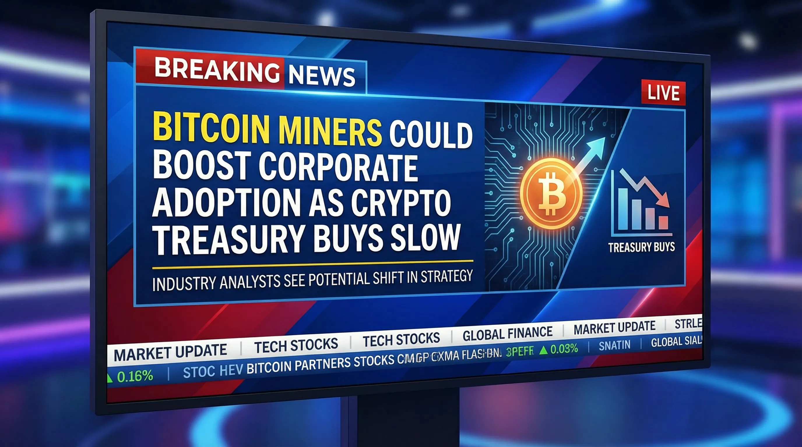 Bitcoin Miners Poised to Drive Corporate Adoption as Treasury Purchases Slow