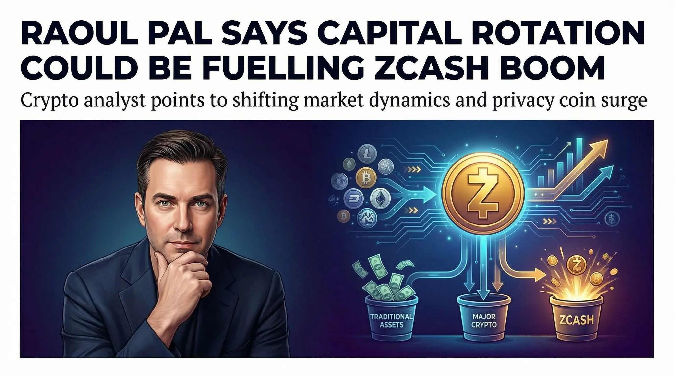 Is Zcash's Surge a True Bull Run or Just Capital Rotation? Raoul Pal Weighs In